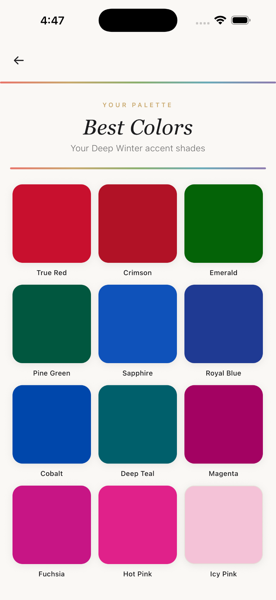 Unlock your palette